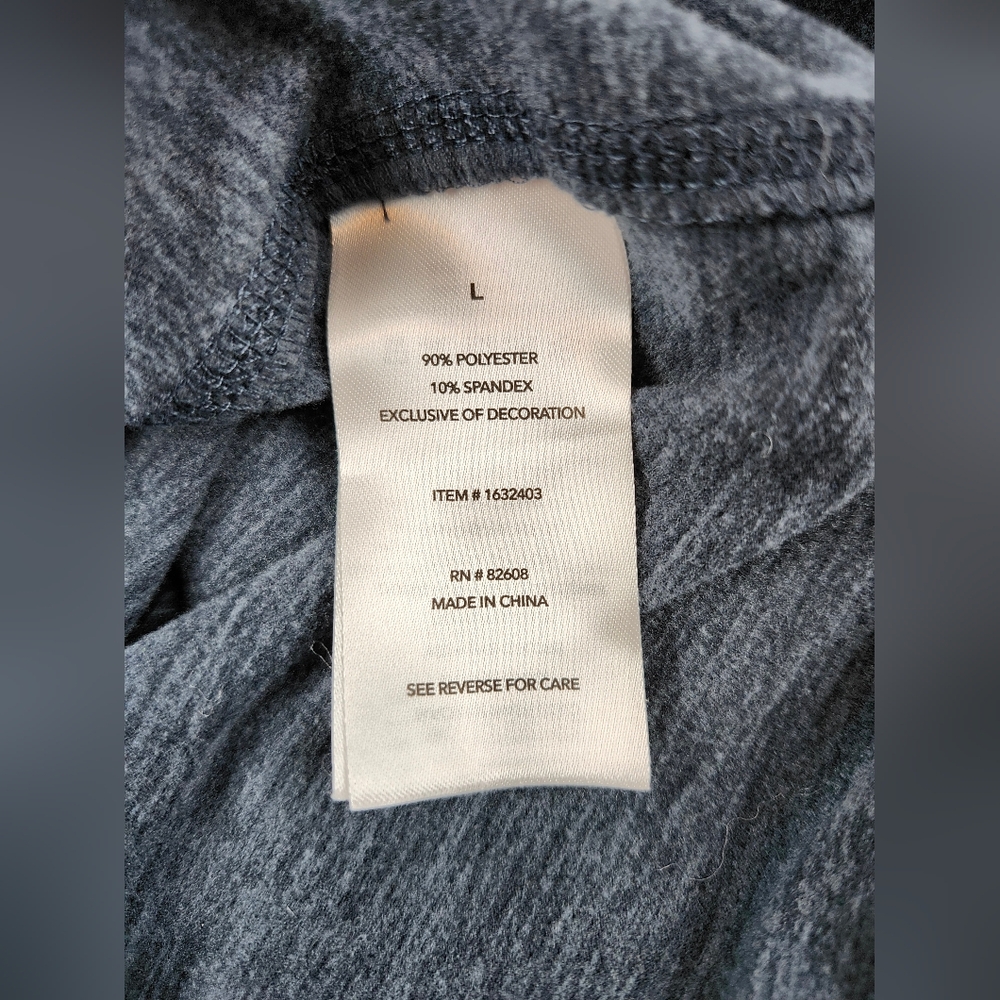 Rugged Elements Men's Long Sleeve Crew Neck Tee, Gray Blue, Size Large - Picture 10 of 10